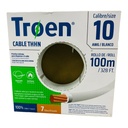 CABLE ELECTRICO 10 AWG BLANCO 7 HILOS TROEN