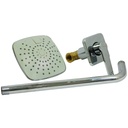 REGADERA PARA BANO 4.5" CON LLAVE DE DUCHA GRIVEN