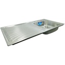 FREGADERO INDIVIDUAL 42 X 35 CM CON ESCURRIDOR GRIVEN