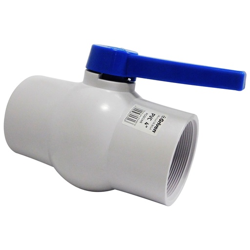 [8566] VALVULA 4" DE PVC CON ROSCA GRIVEN