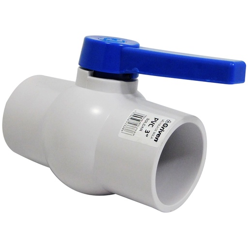 [8567] VALVULA 3" DE PVC SIN ROSCA GRIVEN