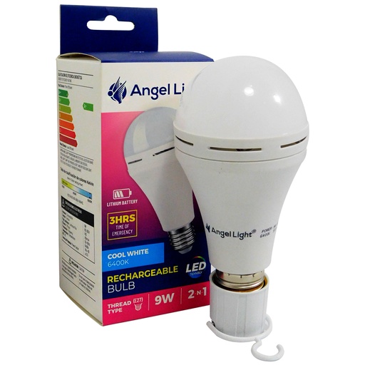 [8576] BOMBILLO LED 9W RECARGABLE ANGEL LIGHT
