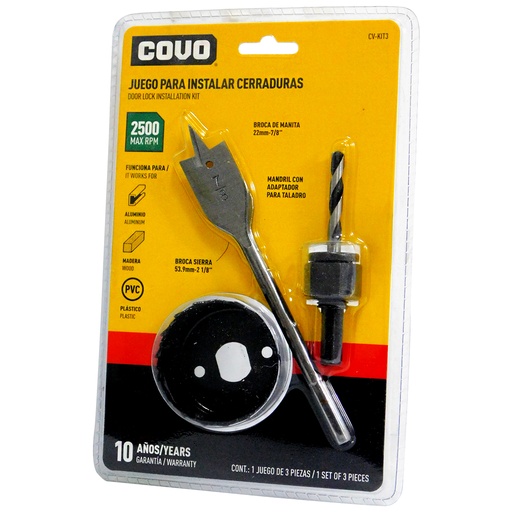 [8581] BROCA PARA CERRADURA 7/8" - 2 1/8" COVO