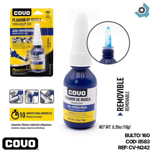 [8583] FIJADOR DE ROSCA FUERZA MEDIA COVO