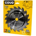 DISCO DE SIERRA 7 1/4" PARA MADERA COVO