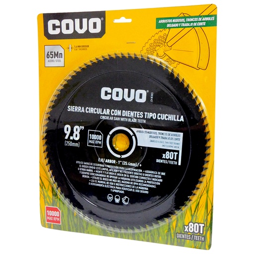 [8604] DISCO DE SIERRA 9.8" PARA CESPED COVO
