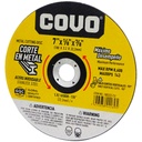 DISCO PARA CORTE 7" DE METAL COVO