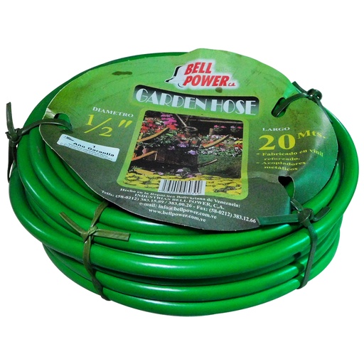 [8625] MANGUERA 1/2" X 20MTS REFROZADA BELL POWER
