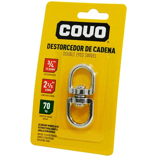 [8644] DESTORCEDOR DE CADENA 2 2/5" COVO