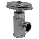 LLAVE DE ARRESTO 1/2" X 1/2" CROMADA GRIVEN