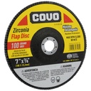 DISCO ARASIVO 7" GRANO 100 PARA PULIR COVO