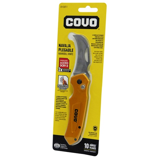[8698] NAVAJA PLEGABLE 6CM COVO