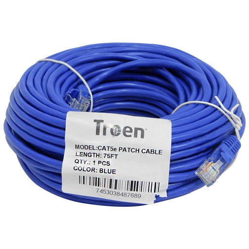 [8741] CABLE DE RED UTP 75FT TROEN
