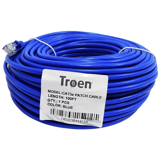 [8743] CABLE DE RED UTP 100FT TROEN