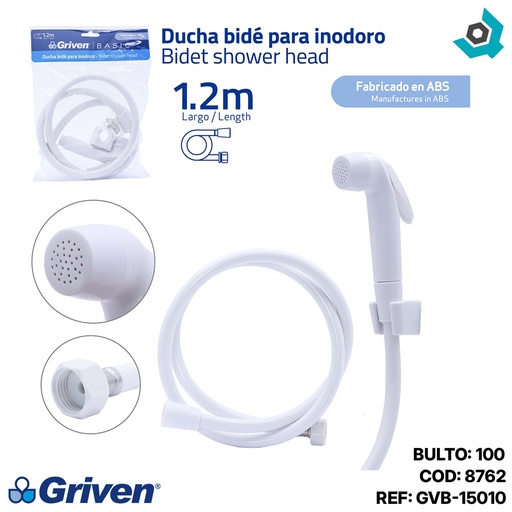 [8762] BIDET PARA INODORO 1.2M ABS GRIVEN BASIC