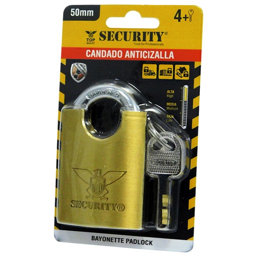[8768] CANDADO 50MM ANTICIZALLA SECURITY