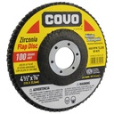 DISCO ABRASIVO 4 1/2" GRANO 100 PARA PULIR COVO