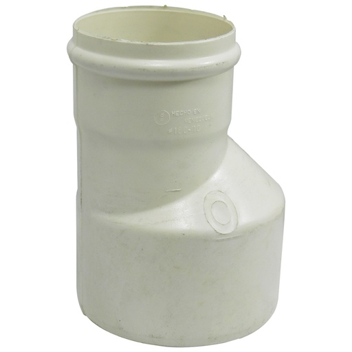 [8852] REDUCCION PVC SANITARIO LIVIANO 110MM X 75MM CXC DP