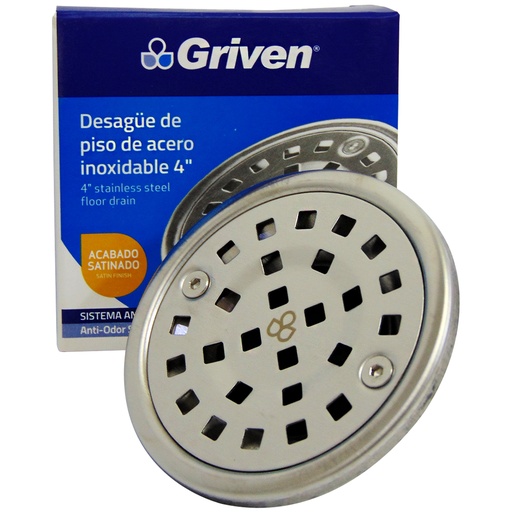[8923] DESAGUE DE PISO 4" ANTIOLOR REDONDO GRIVEN