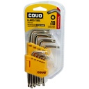 JUEGO DE LLAVES ALLEN TORX 10 PIEZAS COVO