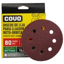 DISCO ABRASIVO 4 1/2" GRANO 80 PARA PULIR COVO