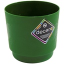 MATERO PP ART CIL FLOR D-10 VERDE DP