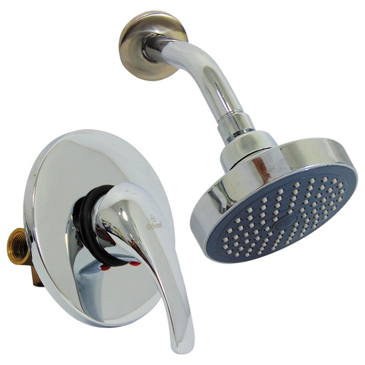 [9089] REGADERA PARA DUCHA CON LLAVE MONOMANDO GRIVEN