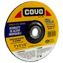 DISCO DE DESBASTE 7" DE ACERO INOXIDABLE COVO