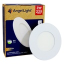 LAMPARA LED PARA EMPOTRAR REDONDA 3W LUZ CALIDA ANGEL LIGHT