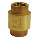 CHEQUE 1/2" DE BRONCE SIN CANAL GRIVEN