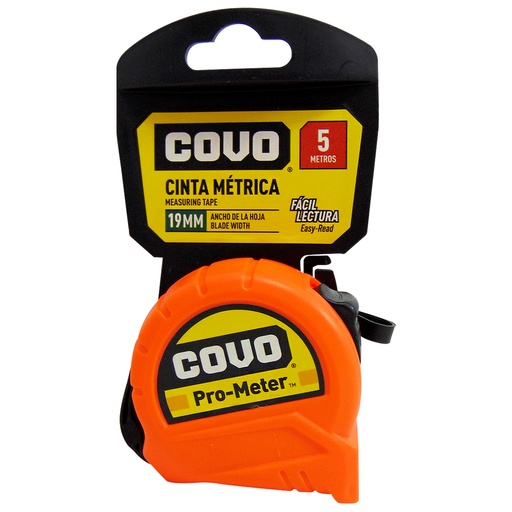 [9131] CINTA METRICA 5M X 19MM COVO