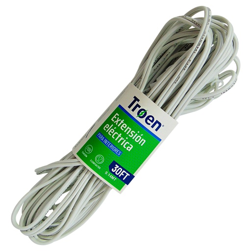 [9132] EXTENSION ELETRICA 30FT 3 TOMAS TROEN