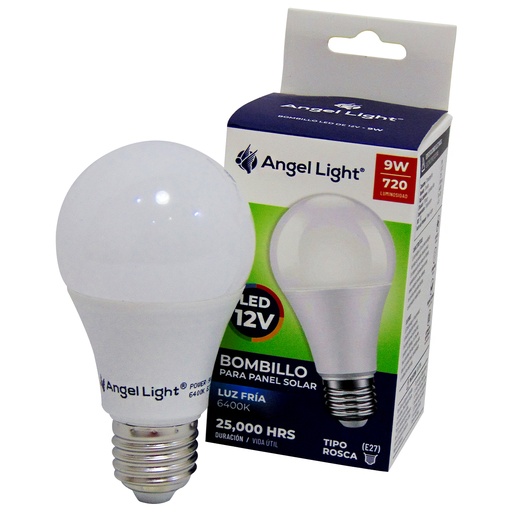 [9160] BOMBILLO LED 9W PARA PANEL SOLAR ANGEL LIGHT SOLO 12 VOLTIOS