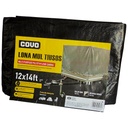 LONA MULTIUSOS 12X14FT DE POLIETILENO GRIS COVO