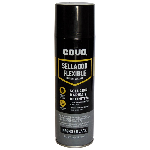 [9232] SELLADOR FLEXIBLE NEGRO 300G COVO
