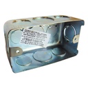 CAJETIN ELECTRICO 2"X4" ZINCADA CALIBRE 24 INDUMA