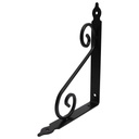 ANGULO DE SOPORTE 19 X 24 CM NEGRO MATE