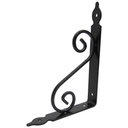 ANGULO DE SOPORTE 19 X 14 NEGRO MATE