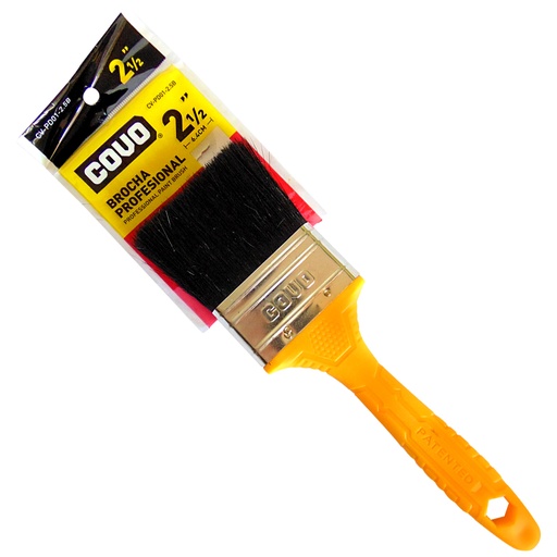 [9320] BROCHA 2.5" CERDAS NATURALES NEGRAS COVO