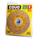 DISCO CEPILLO DE ALAMBRE 8" PLANO COVO