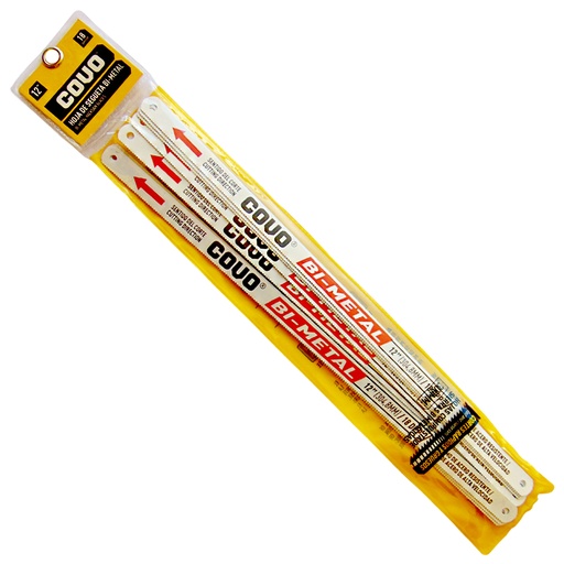 [9342] HOJAS DE SEGUETA 12" BI METAL COVO