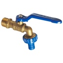 LLAVE DE CHORRO 1/2" BRONCE CON PICO GRIVEN