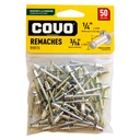 REMACHE 3/16" X 1/4" 50 PIEZAS COVO