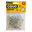 REMACHE 1/8" X 1/8" 50 PIEZAS COVO