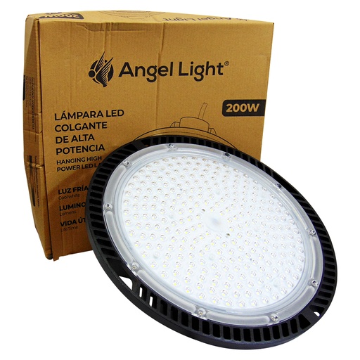 [9381] LAMPARA LED COLGANTE 200W LUZ BLANCA ANGEL LIGHT