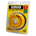 DISCO CEPILLO COPA DE ALAMBRE 5" X 5/8" COVO