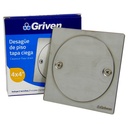 DESAGUE DE PISO 4" X 4" TAPA CIEGA GRIVEN