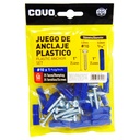 TORNILLOS CON RAMPLUG 10 X 1" 50 PIEZAS