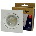 LAMPARA LED OJO DE BUEY 5W 3.5" CUADRADO LUZ BLANCA ANGEL LIGHT