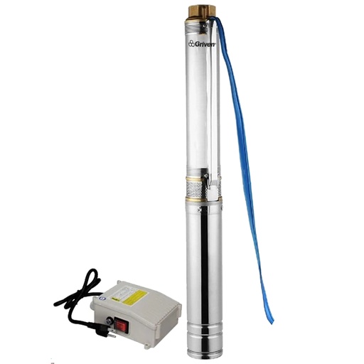 [9449] BOMBA DE AGUA 1HP SUMERGIBLE 220V GRIVEN